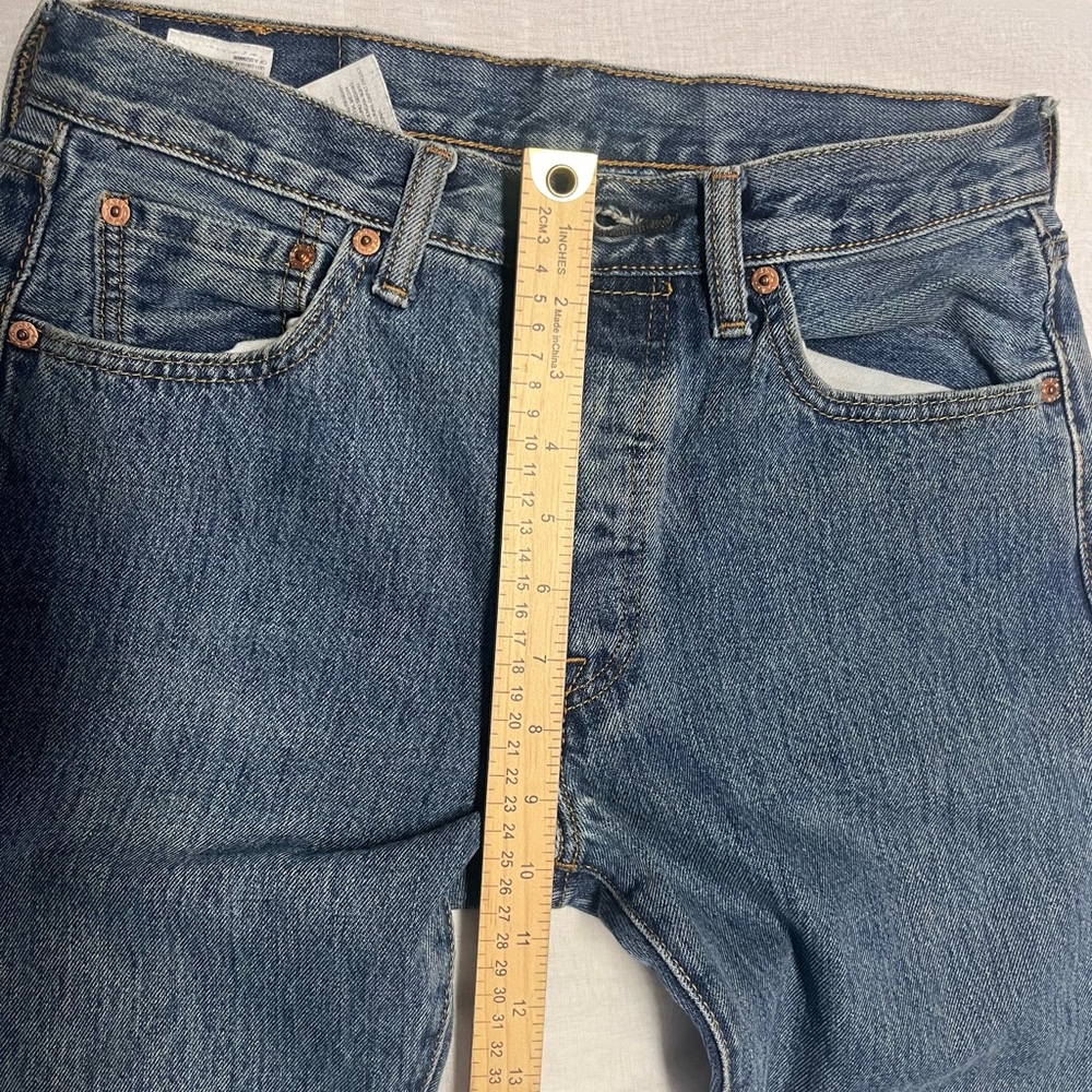 Levi's Men's Straight Jeans - Blue - Picture 5 of 6